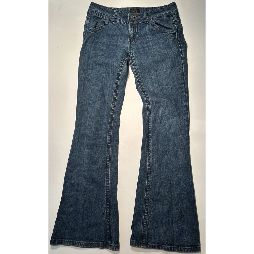 VIGOSS Bootcut Jeans Women’s Blue Medium Wash Low Rise Stretch Size 5 30X30